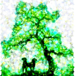 impressionist whimsical wildlife