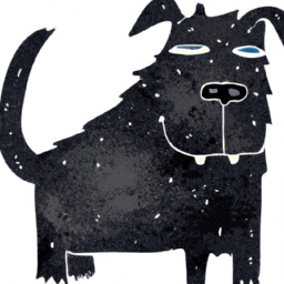 cartoon detailed dog