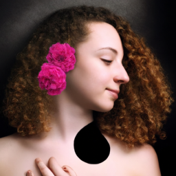surrealist dreamy portrait