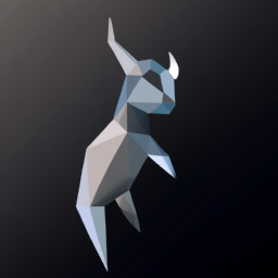 low poly surreal fantasy creature