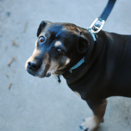 expressionist moody dog