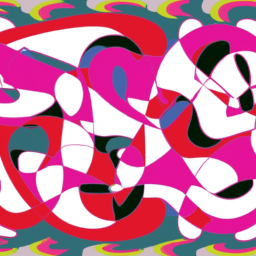 pop art playful abstract