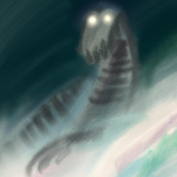 impressionist dark fantasy creature