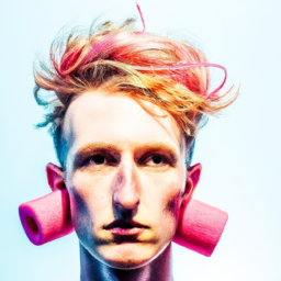 expressionist vibrant portrait