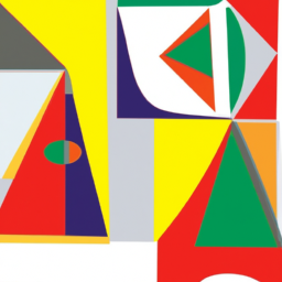 cubist playful abstract