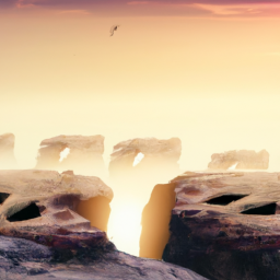 surrealist whimsical landscape