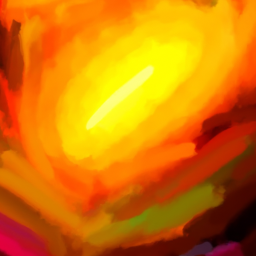 impressionist vibrant abstract