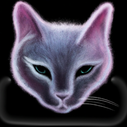 realistic surreal cat