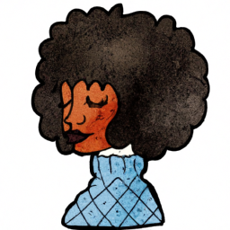 cartoon dreamy portrait