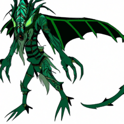 realistic detailed fantasy creature