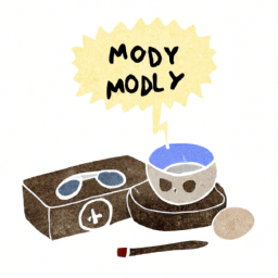 cartoon moody still life
