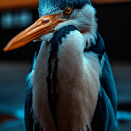 surrealist moody wildlife
