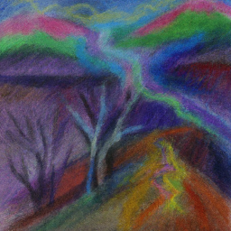 expressionist surreal landscape