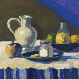 impressionist detailed still life