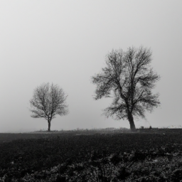 minimalist moody landscape