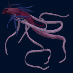minimalist detailed fantasy creature
