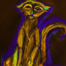 impressionist dreamy fantasy creature