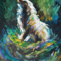 expressionist surreal wildlife