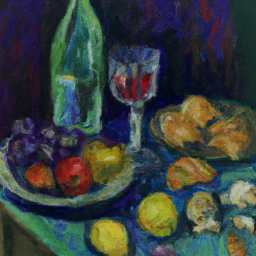 impressionist detailed still life