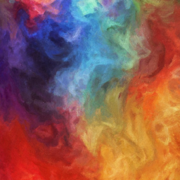 impressionist vibrant abstract